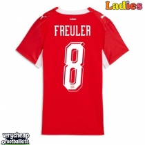 Switzerland Remo Freuler #8 Replica Home Shirt Ladies World Cup 2026 Short Sleeve